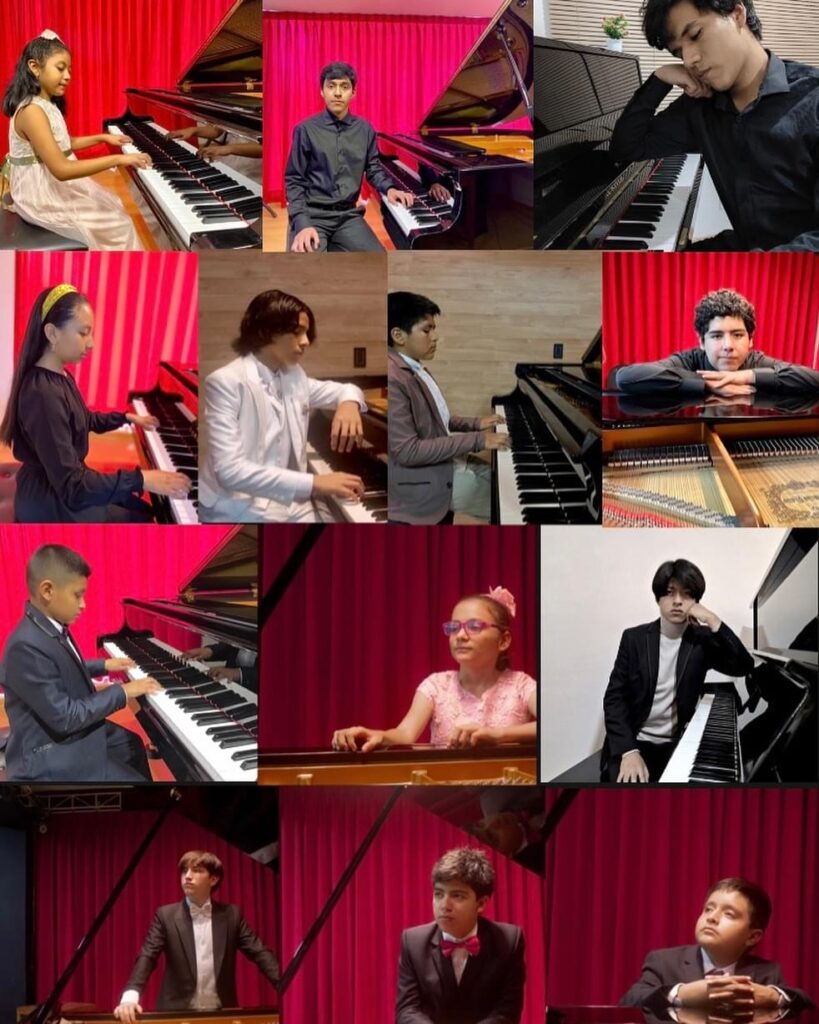 Pianistas de la Escuela de Música IBP brillan en concurso internacional de Italia